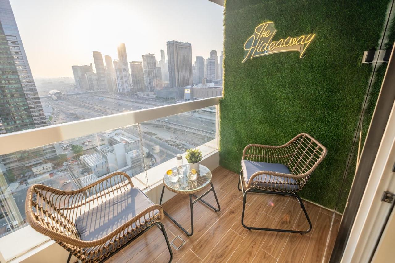 Luxury Apt - Rooftop Pool - City View Dubaj Kültér fotó