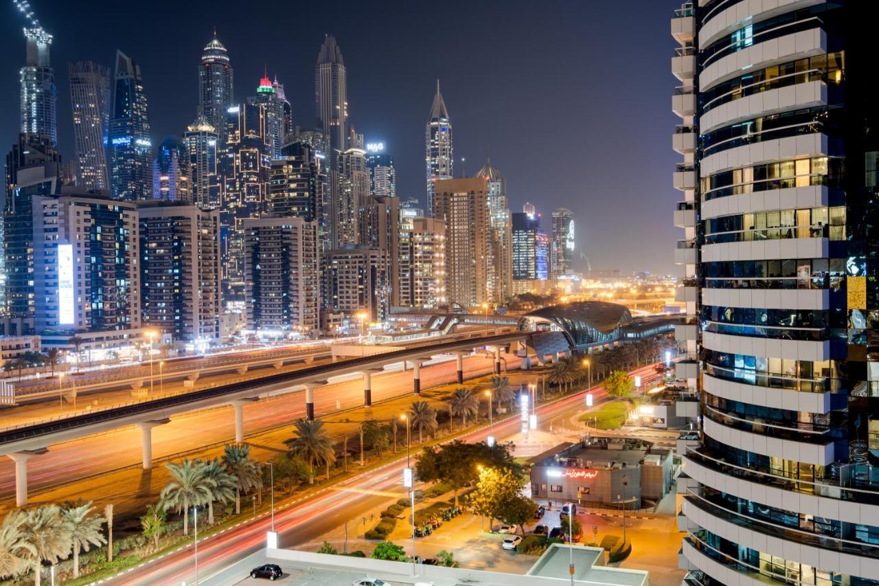 Luxury Apt - Rooftop Pool - City View Dubaj Kültér fotó